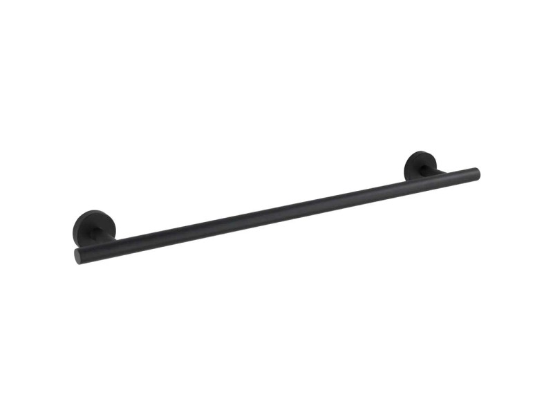 Hoooh Doppel Badetuchstange 61 Cm Matt Schwarz – Edelstahl Handtuchhalter Für Badezimmer