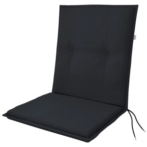Cuscino antracite per sedia bassa Doppler Flair D.4940, 48x100 cm, con lacci.