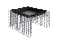 Garage für Mähroboter bepflanzbar (HxBxT) 530 x 850 x 950 cm Garage für Mähroboter bepflanzbar (HxBxT) 530 x 850 x 950 cm