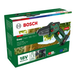 Emballage de l'élagueuse à batterie Bosch EasyChain 18 V-15-7.
