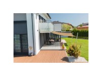 Windhager Tenda parasole a vela Capri quadrata Canna 5 x 5 m