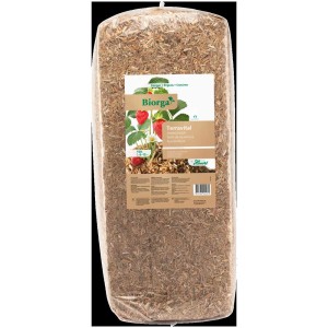 Sac de paillis Hauert Biorga Terravital, 150 l, en roseau de Chine pour l'amélioration du sol.