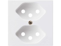 Hager Steckdose Frontplatte Kallysto 2 x Typ13 Weiss Hager Steckdose Frontplatte Kallysto 2 x Typ13 Weiss