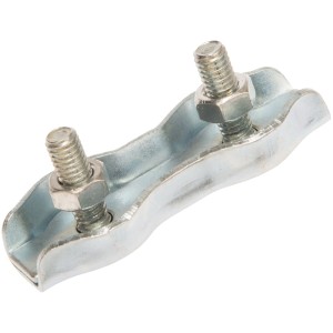 Morsetto duplex Conacord, acciaio, 40 mm, per fissare funi in fibra.