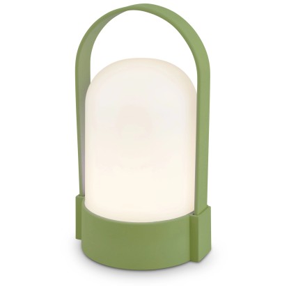 Brilo Lampe de table sans fil LED Vert tilleul (HxlxP) 15,5 x 9 x 8 cm