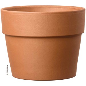 Vaso per piante Deroma Perfetto in terracotta, Ø 29,4 cm. Classico vaso in terracotta per interni ed esterni.