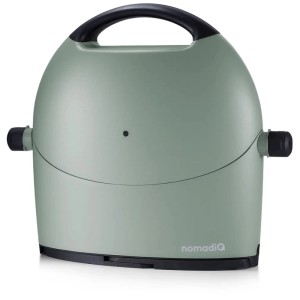 Nomadiq E-BBQ grill elettrico effetto cemento, grill portatile con maniglia.