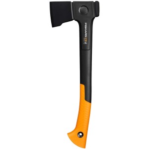 Fiskars X36 spacca legna con lama S, ascia per spaccare tronchi grandi, nero/arancio.