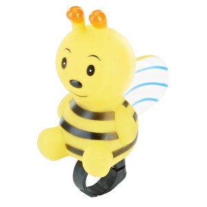Clacson giallo per bici da bambino Prophete a forma di ape per manubri.
