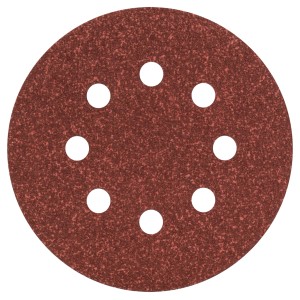 Disque abrasif Bosch K60 pour multi-ponceuse, Ø 125mm, 8 trous.