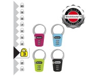 Master Lock Zahlen-Karabinerschloss 3-stellig rund