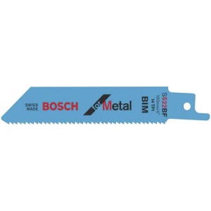 Lame de scie sabre Bosch Professional S 522 BF pour métal, bleu.