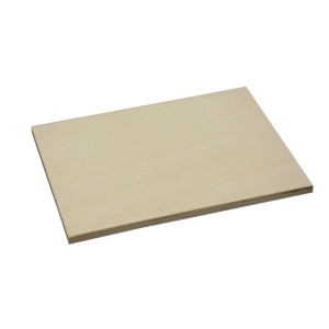 5er-Pack Bastelsperrholz Pappel, DIN A3, helles Holz für Laubsägearbeiten und Bastelprojekte.
