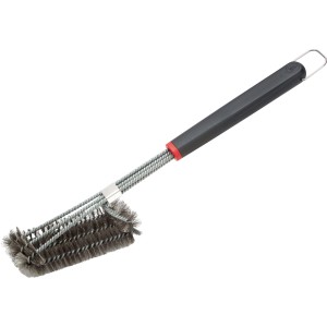 Brosse de barbecue Jamestown avec tête de brosse à 3 voies pour le nettoyage du barbecue.
