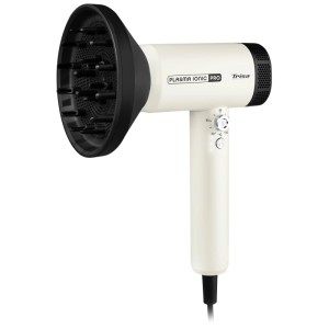 Sèche-cheveux Trisa Plasma Ionic Pro avec diffuseur pour un séchage et un coiffage doux.