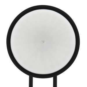 MSV Cesto doccia Mega Ventouses, acciaio, nero, 20x16x22 cm.