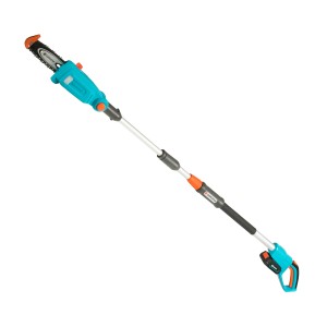 Gardena TCS 20/18V potatore telescopico a batteria con batteria, estensibile per potare alberi fino a 4m.