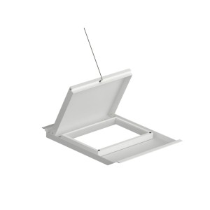 Supporto sacco per rifiuti Biohort per HighBoard 160 l, grigio-bianco, per una facile raccolta differenziata in giardino.