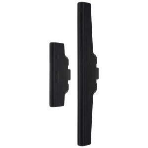 Set ugelli Einhell Brillianto per aspiragocce: 2 ugelli neri (165 mm, 350 mm) per pulizia senza aloni.
