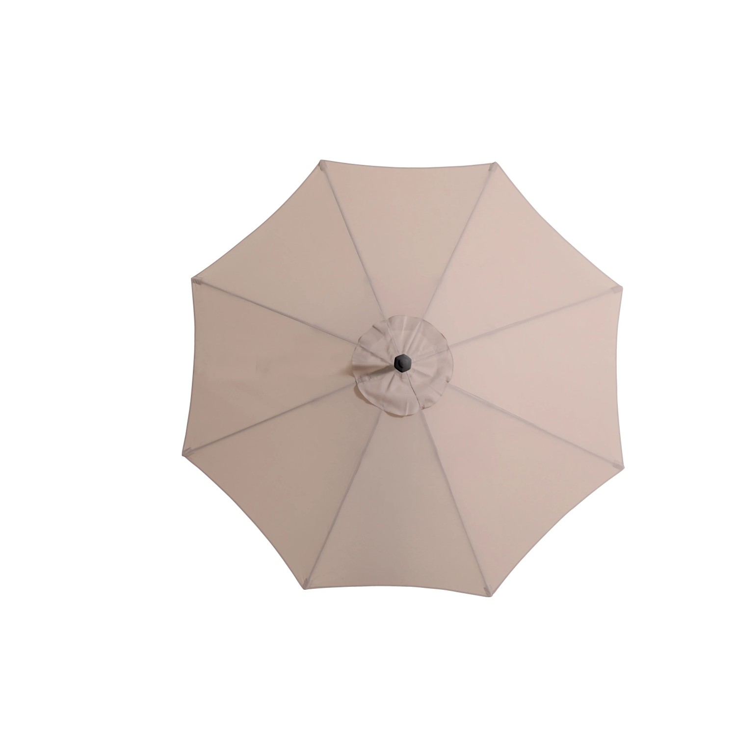 BELLRINO Ersatzschirm Für 2,7 M Halbschirm – Nur Baldachin, Passend Für 5 Rippen (130-132.8 Cm)