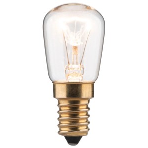 Paulmann Backofenlampe E14, 40W, klares Glas. Dimmbare Leuchtstofflampe für Backöfen und mehr.