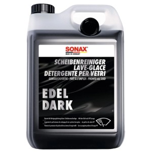 Bidon Sonax Lave-glace Été Edeldark 5L, mélange prêt à l'emploi noir pour l'entretien auto.