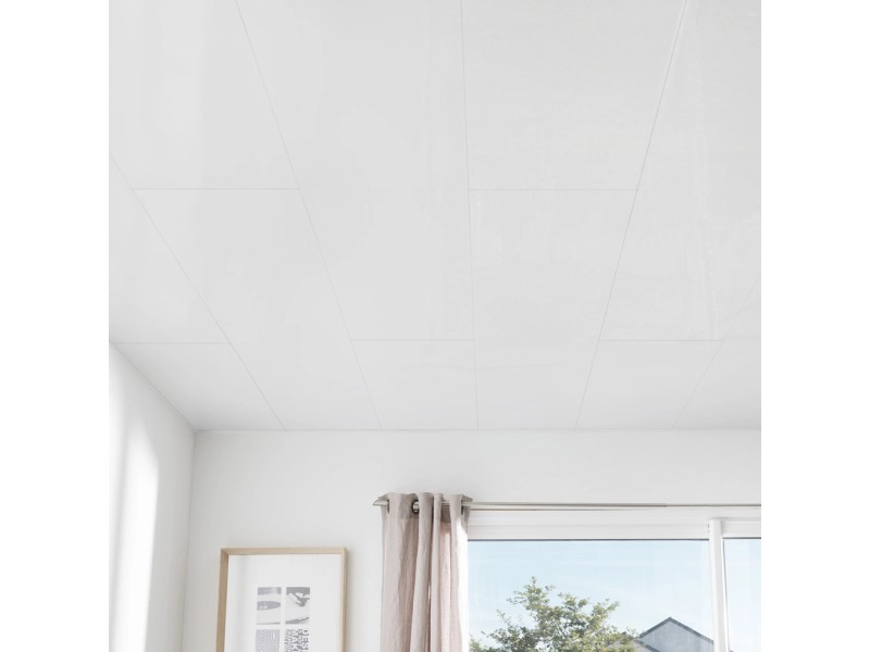 Grosfillex Kunststoffpaneel 8 mm Compact Weiss Matt 120 x 37,5 cm ...
