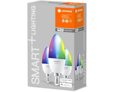 Ledvance Lampadina LED Smart+ Wifi forma a goc. E14 RGBW 40 W / 470 lm Dim.  da 3