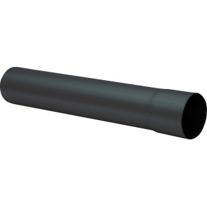 Tubo pluviale antracite NW 80, lunghezza 2 m, per lo scarico dell'acqua piovana dal tetto.