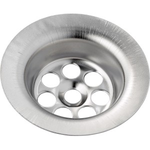 Filtro lavandino in acciaio inox, Ø 63 mm, per lavabi e scarichi.
