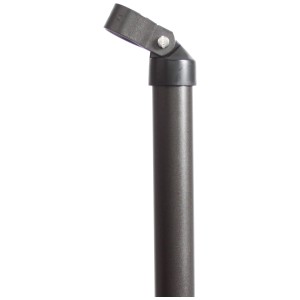 Alberts puntone, antracite, tubo Ø 34mm, lunghezza 1750mm, accessorio per recinzioni.