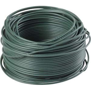 Fil de jardin Windhager caoutchouté, 40m, vert, pour potagers surélevés et jardin.