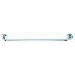 Barre porte-serviettes Diaqua chromée, 61 cm, pour accessoires de salle de bain.