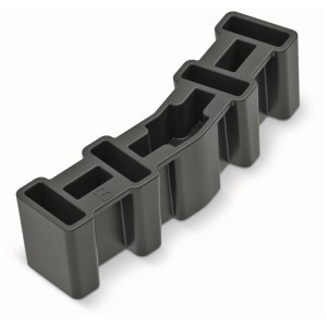 Segmento modulare in plastica antracite della base Waterform per serbatoio acqua piovana. Supporto regolabile.