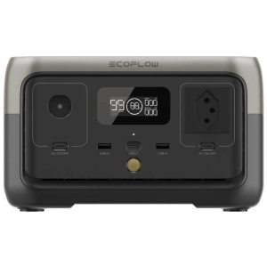 EcoFlow River 2 Powerstation CH-Version 256 Wh, générateur électrique portable avec prise suisse.
