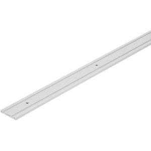 Profilo doppio Hettich SlideLine 1 in plastica bianca per ferramenta per porte scorrevoli.