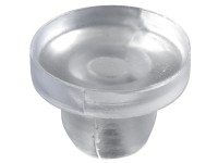 Glasplattenauflage mit Saugeffekt Transparent