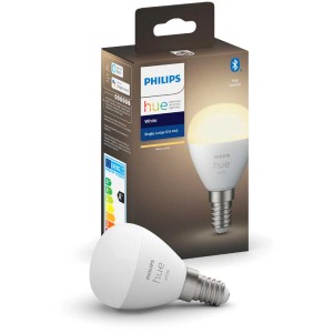 Philips Hue White E14 LED-Lampe, 40W, dimmbar, mit Verpackung.
