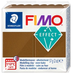 Fimo Effect Pâte à modeler Antique Bronze Metallic, cuisson au four, 57g.