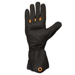 Fiskars Strauchpflege Handschuh Gr. 10, schwarz-orange. Gartenhandschuh für sicheren Griff und Schutz.