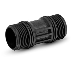 Adaptateur noir Kärcher pour pompes et systèmes d'alimentation domestique.