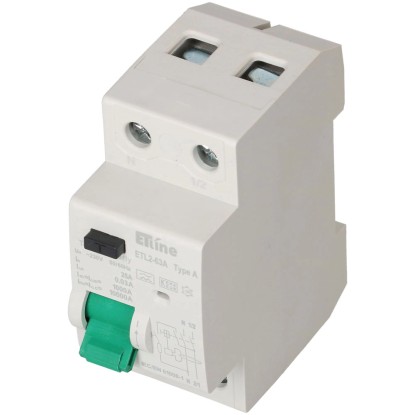 Max Hauri FI-Schutzschalter 1P+N Typ A 25 A / 30 mA