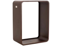 Nouvel Holzregal Modern Stahl Rostfarben (HxBxT) 80 x 60 x 35 cm
