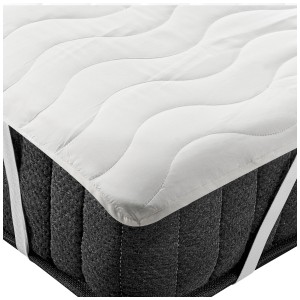 Surmatelas Pektusan en microfibre 180x200 cm, matelassé, avec élastiques.