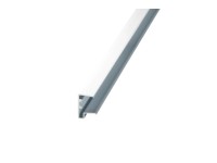 Alu-U-Profil 1,6 cm Tropfnase Weiss 98 cm