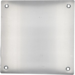 Cartrend Segnale di avvertimento per Italia, 50x50 cm, in metallo con 4 occhielli per il fissaggio.