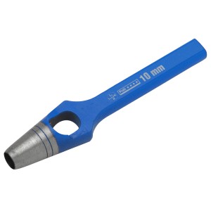 Emporte-pièce bleu LUX Comfort 10 mm en acier pour percer tapis, carton, liège.
