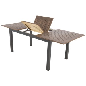 Doppler Ausziehtisch Expert Aluminium Anthrazit 150/210 x 90 cm