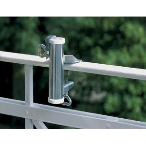 Videx Garden Support de parasol type H pour rampes, galvanisé, pour montage sur rampe.