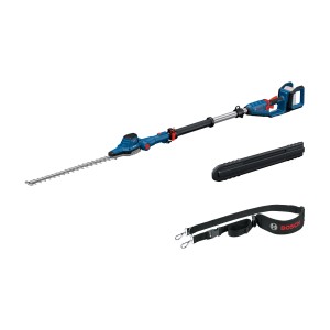 Taille-haie télescopique sans fil Bosch Professional GHE 18V-50 TP Solo avec accessoires.